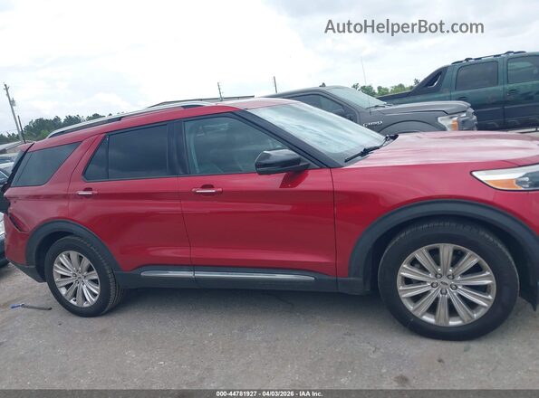 1FMSK7FH3MGA45841 2021 FORD FORD EXPLORER Red Vista interior trasera