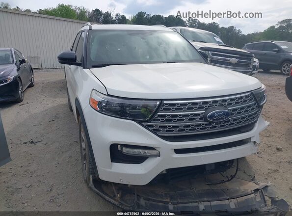1FMSK7FHXMGA56027 2021 FORD FORD EXPLORER White Передня права чверть
