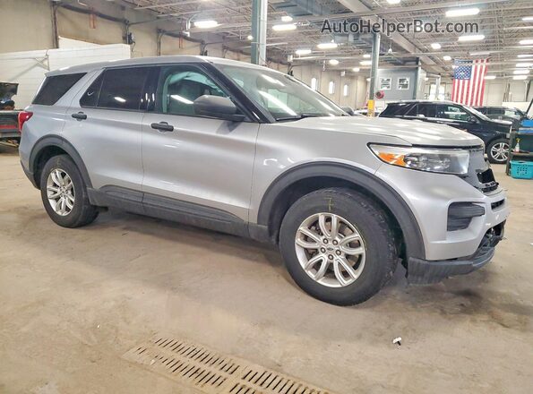 1FMSK8BH3MGA87602 2021 FORD FORD EXPLORER Silver Delantero derecho