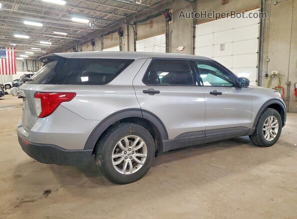 1FMSK8BH3MGA87602 2021 FORD FORD EXPLORER Silver Trasero derecho