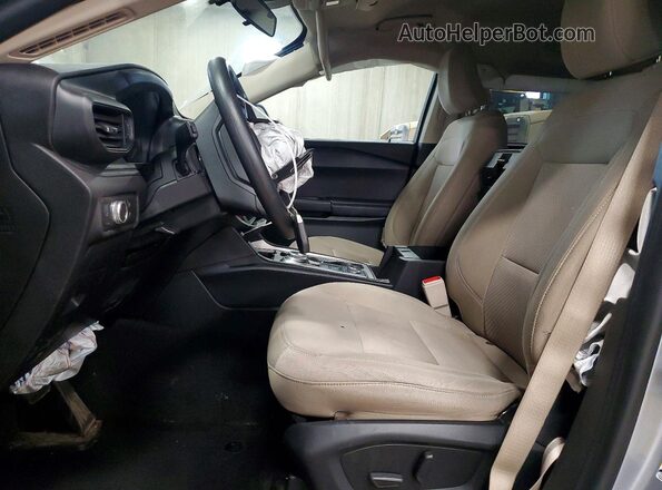 1FMSK8BH3MGA87602 2021 FORD FORD EXPLORER Silver Vista interior delantera
