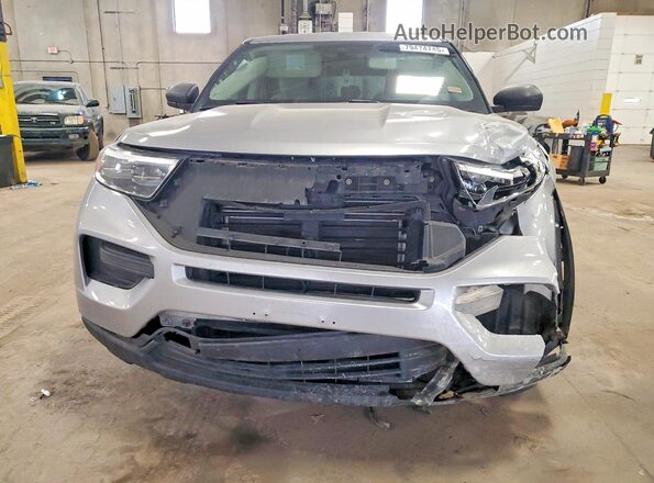 1FMSK8BH3MGA87602 2021 FORD FORD EXPLORER Silver Vista frontal