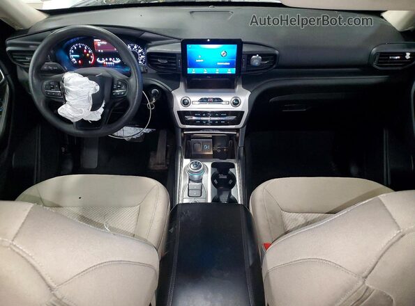 1FMSK8BH3MGA87602 2021 FORD FORD EXPLORER Silver Vista del salpicadero