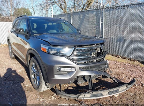 1FMSK8DH0LGA53922 2020 FORD FORD EXPLORER Серый Передняя правая четверть