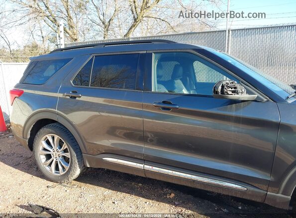 1FMSK8DH0LGA53922 2020 FORD FORD EXPLORER Серый Панорамный вид салона 360°