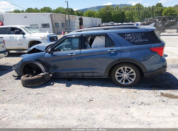 1FMSK8DH1LGC27173 2020 FORD FORD EXPLORER Синий Вид задней части салона