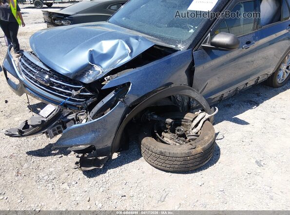 1FMSK8DH1LGC27173 2020 FORD FORD EXPLORER Синий Вид спереди