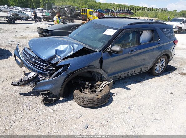 1FMSK8DH1LGC27173 2020 FORD FORD EXPLORER Синий Задняя правая четверть