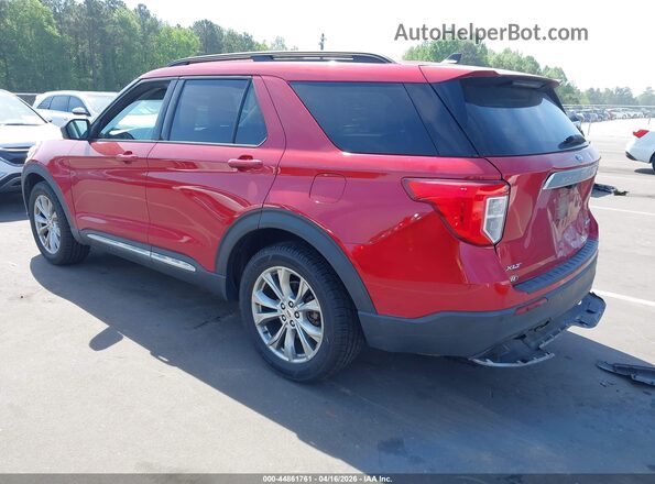 1FMSK8DH2MGA26268 2021 FORD FORD EXPLORER Red Հետևի ձախ