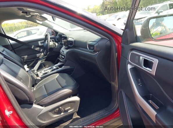 1FMSK8DH2MGA26268 2021 FORD FORD EXPLORER Red Սալոնի դիմացի տեսք