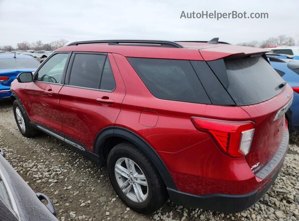 1FMSK8DH2NGC05069 2022 FORD FORD EXPLORER Красный Задняя левая четверть