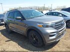 2021 Ford Explorer Xlt Gray vin: 1FMSK8DH3MGA70179