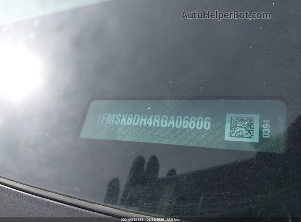 1FMSK8DH4RGA06806 2024 FORD FORD EXPLORER Green Widok komory silnika