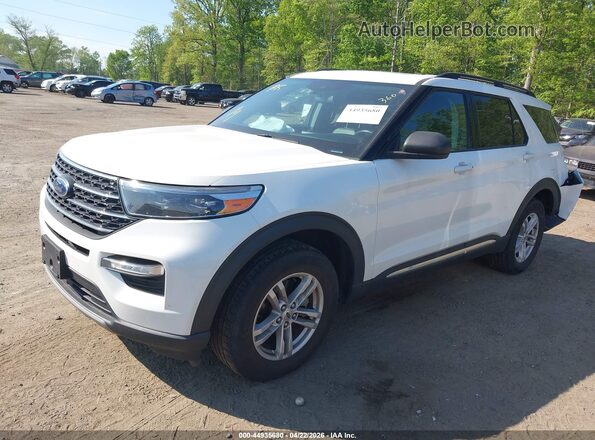 1FMSK8DH8NGA38278 2022 FORD FORD EXPLORER Белый Передняя левая четверть
