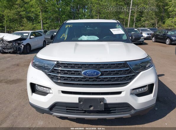1FMSK8DH8NGA38278 2022 FORD FORD EXPLORER Белый Вид щитка приборов
