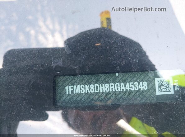 1FMSK8DH8RGA45348 2024 FORD FORD EXPLORER Black Вид щитка приладів