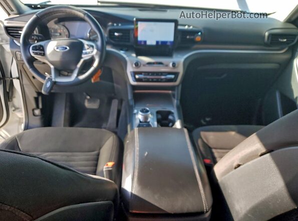 1FMSK8DH9LGC80283 2020 FORD FORD EXPLORER Белый Вид панели приборов