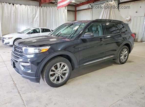 1FMSK8DH9RGA76639 2024 FORD FORD EXPLORER Черный Передняя левая четверть