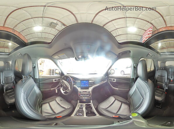 1FMSK8DH9RGA76639 2024 FORD FORD EXPLORER Черный Панорамный вид салона 360°