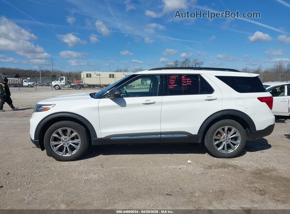 1FMSK8DHXLGA59906 2020 FORD FORD EXPLORER White Vista interior de 360 grados
