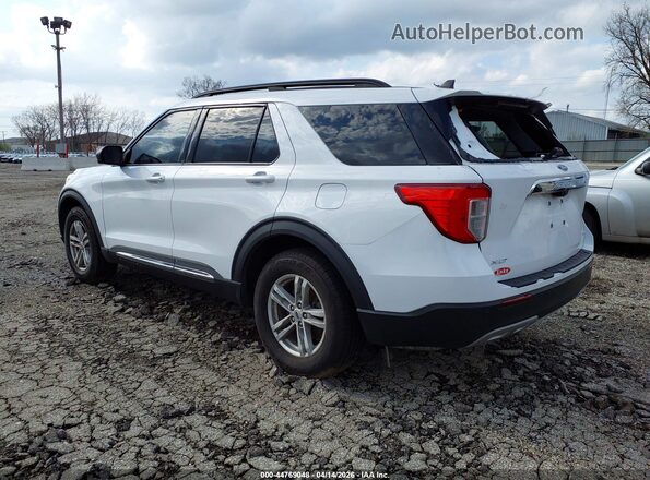 1FMSK8DHXMGA79459 2021 FORD FORD EXPLORER White Задня ліва чверть