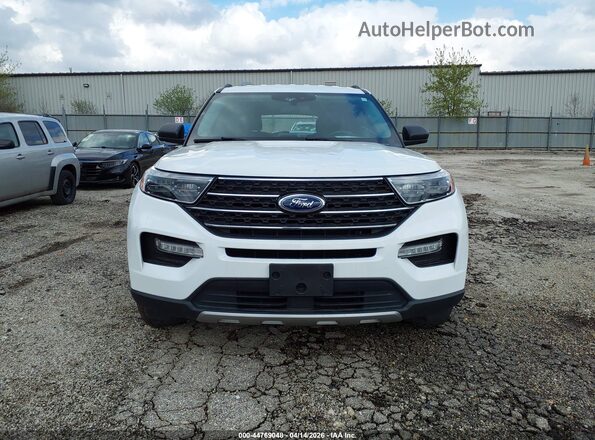 1FMSK8DHXMGA79459 2021 FORD FORD EXPLORER White Вид щитка приладів