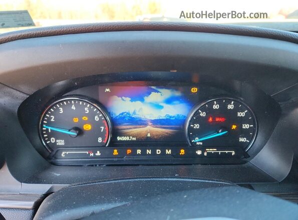 1FMSK8FH2MGA63513 2021 FORD FORD EXPLORER Серый Вид щитка приборов
