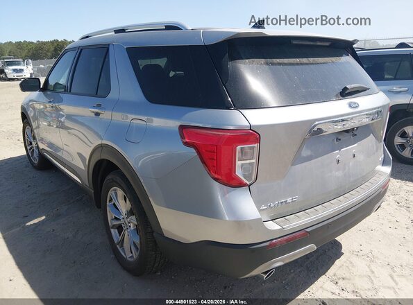 1FMSK8FH3MGA84550 2021 FORD FORD EXPLORER Серебряный Задняя левая четверть