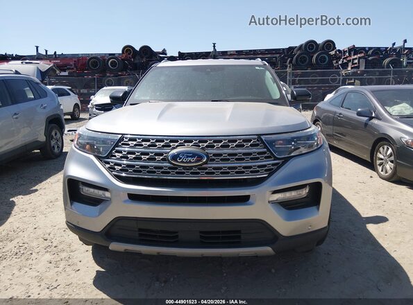 1FMSK8FH3MGA84550 2021 FORD FORD EXPLORER Серебряный Вид задней части салона