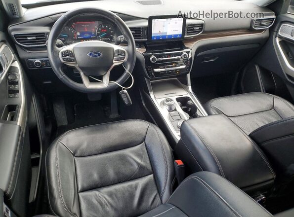 1FMSK8FH3NGA12958 2022 FORD FORD EXPLORER Белый Вид панели приборов