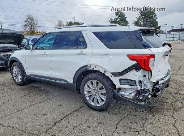 1FMSK8FH3NGA12958 2022 FORD FORD EXPLORER Белый Задняя левая четверть