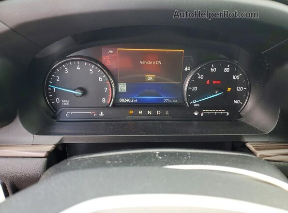 1FMSK8FH3NGA12958 2022 FORD FORD EXPLORER Белый Вид щитка приборов