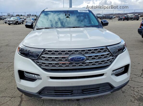 1FMSK8FH3NGA12958 2022 FORD FORD EXPLORER Белый Вид спереди