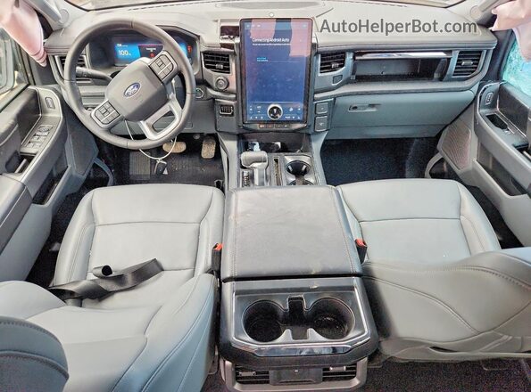 1FT6W3LU9SWG09063 2025 FORD F150 Blue Dashboard view