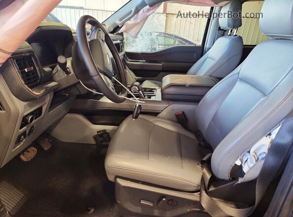 1FT6W3LU9SWG09063 2025 FORD F150 Blue Front interior view