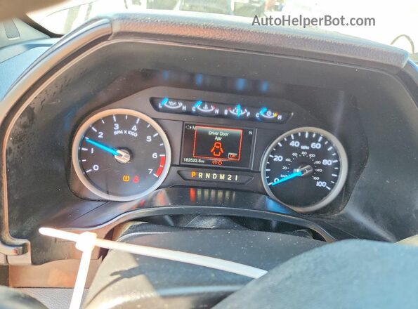 1FT7W2B66JEC25781 2018 FORD F250 Белый Вид щитка приборов
