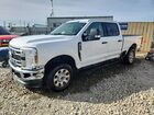 2024 Ford F250 Super Duty White vin: 1FT7W2BN8REC98136 Damage: Left Front Fender, Dent(S) W/ Paint Dmg, 3 To 4 Inches