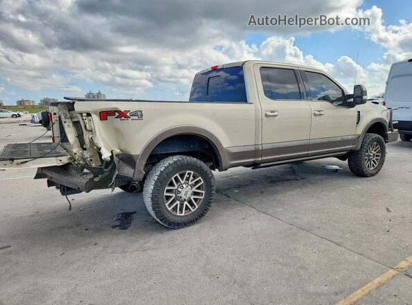 1FT7W2BT0JEB94548 2018 FORD F250 Желто-коричневый Задняя правая четверть