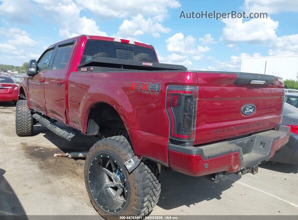 1FT7W2BT0KEG31479 2019 FORD F-250 Red Trasero izquierdo