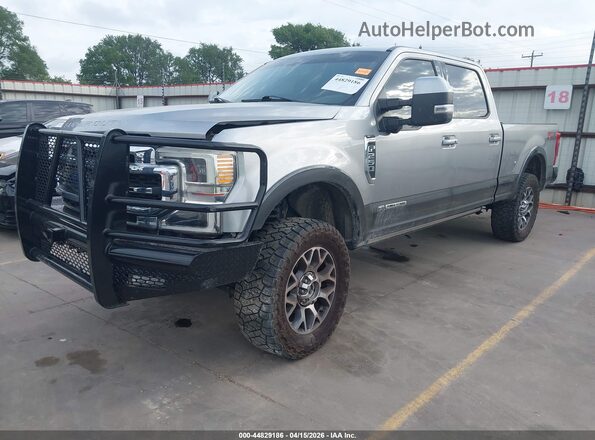 1FT7W2BT3LED76084 2020 FORD F-250 Gray წინა მარცხენა ხედი სამი მეოთხედიდან