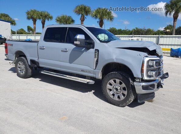 1FT8W2BT0RED48174 2024 FORD F250 Серый Передняя правая четверть