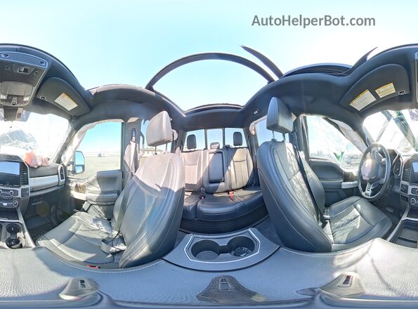 1FT8W2BT6NEE81449 2022 FORD F250 Серый Панорамный вид салона 360°