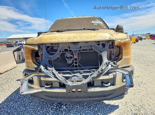 1FT8W3BT4LEE69013 2020 FORD F350 Пожар Вид спереди