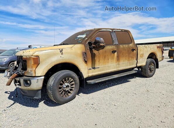 1FT8W3BT4LEE69013 2020 FORD F350 Пожар Передняя левая четверть