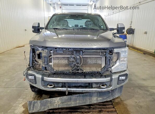 1FT8W3BT6NED7933 2022 FORD F350 Gray Widok z przodu