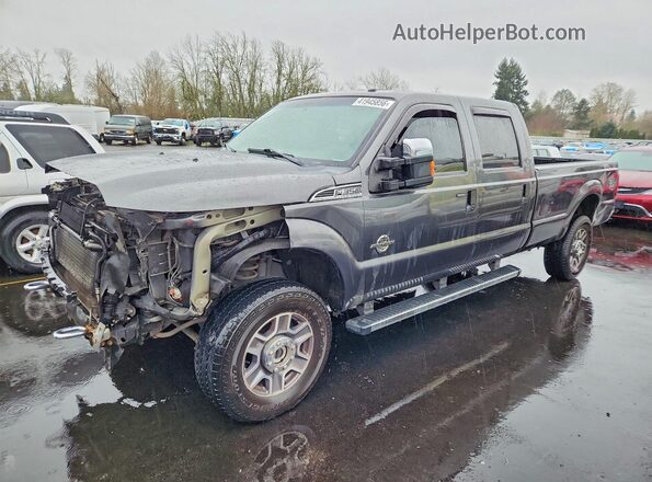 1FT8W3BTXGEC98970 2016 FORD F350 Серый Передняя левая четверть