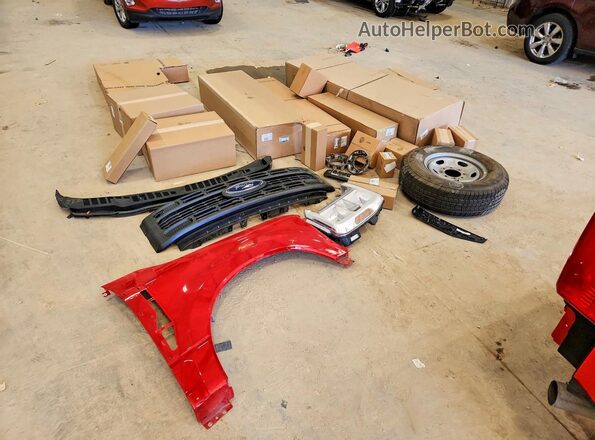 1FTBF2BA2REE44313 2024 FORD F250 Red Vista del compartimento del motor