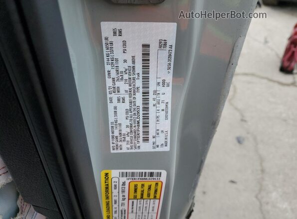 1FTER1FH8MLD29533 2021 FORD RANG Gray ძრავის განყოფილების ხედი