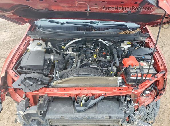 1FTER4FH8NLD05655 2022 FORD RANG Оранжевый Вид задней части салона