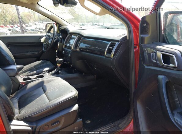 1FTER4FHXKLB19952 2019 FORD RANG Red Front interior view